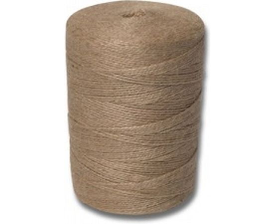 Джутовый шпагат ЩИТ ШД 1,2 ктекс П 2 пол. 2-ниточный в боб. по 1,0 кг в термопленке 