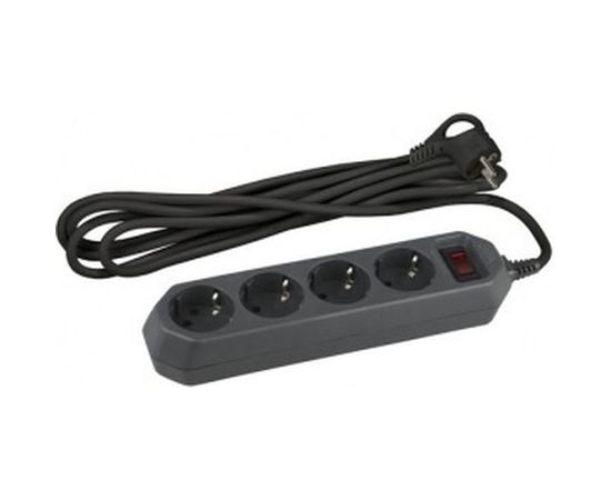 Сетевой фильтр ЭРА USF-M-4es-1.5m-B черный Б0019740 