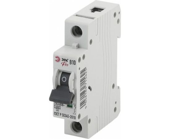 Автоматический выключатель ЭРА NO-901-56 ВА47-63 1P 10А кривая B Б0031828 