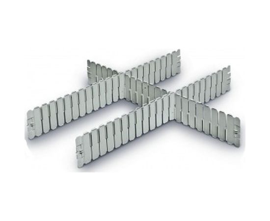 Разделитель 600 на 85 серый Пластик Система DPS 4591 