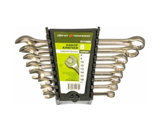 Набор комбинированных ключей 8 шт холдер ДТ/20 Дело Техники 511080 