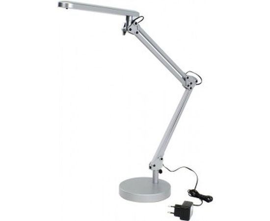 Настольный светильник, серебро ЭРА NLED-440-7W-S Б0008001 – изображение 2