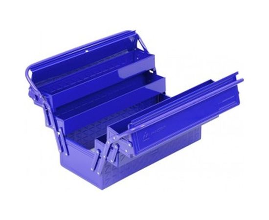 Ящик инструментальный раскладной 5 отсеков, синий МАСТАК 510-05420B – изображение 2