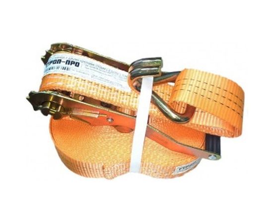 Стяжной ремень с крюками (50мм, 5т, 10м) СТРОП-ПРО SP03010 – изображение 2