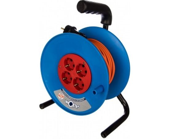 Удлинитель на катушке АТЛАНТ ПВС 2x1.5 30 м 40169 – изображение 2