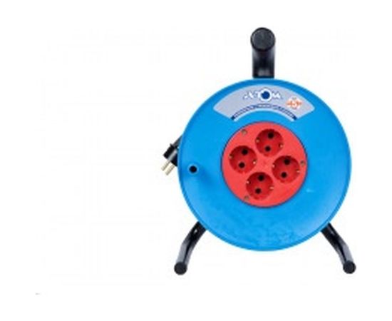 Удлинитель на катушке АТЛАНТ ПВС 3x1 50 м 40172 – изображение 2