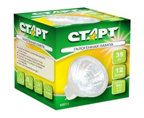 Лампа галогенная СТАРТ MR11 12V 35W FTH GU4 – изображение 2