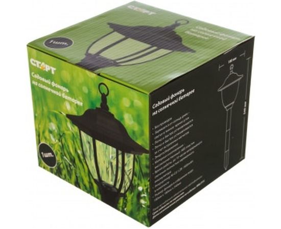 Садовый фонарь со светодиодами на солнечных батареях Фонарь СТАРТ САД 1LED – изображение 3