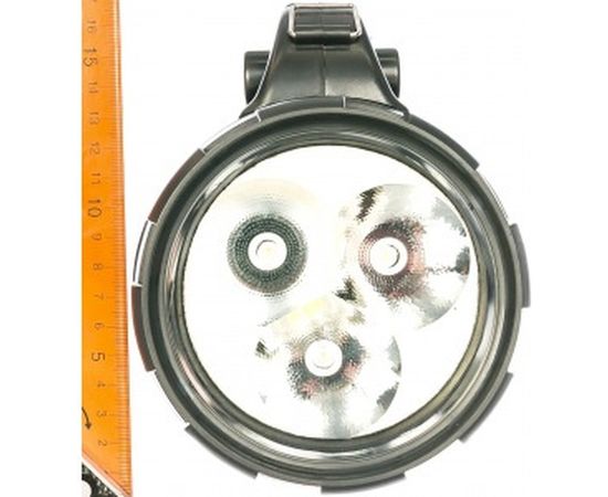 Фонарь-прожектор ЭРА PA-604 Альфа 3x1Вт LED SMD, литий 3Ач, сигнал.св., ЗУ 220V+12V Б0031035 – изображение 5