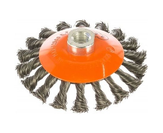 Щетка тарельчатая витая (115 мм; М14) EDGE by PATRIOT 813010010 