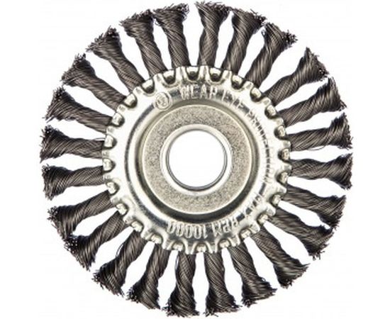 Щетка круглая витая (125х22.2 мм)&nbsp;EDGE by PATRIOT 813010011 