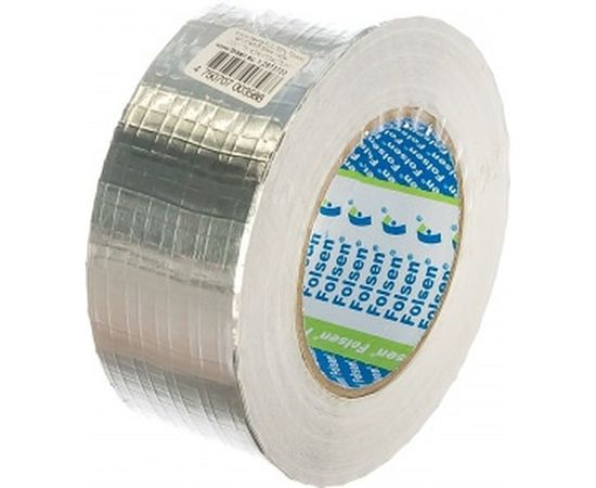 Алюминиевая лента FOLSEN 50мм x 40м, армированная, 70 мкм 074505 