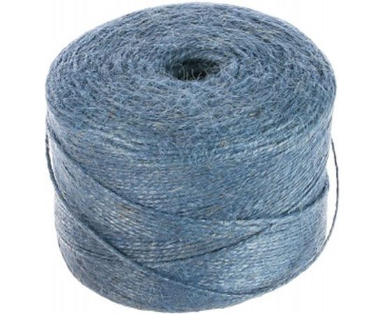 Джутовый шпагат ЩИТ ШД 1,2 ктекс П 2 пол. 2-ниточный в боб. по 0,5 кг синий 