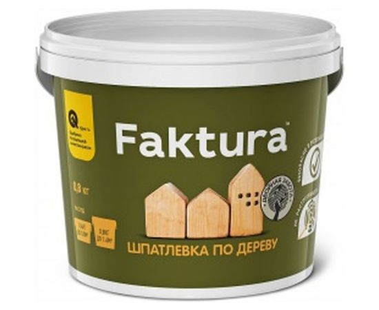 Шпатлевка акриловая по дереву 0.8 кг сосна FAKTURA О02559 