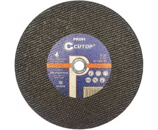 Профессиональный диск отрезной по металлу Т41-355х3,5х25,4 Profi Cutop 40008т 