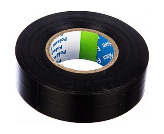 Изоляционная лента FOLSEN 25мм x 20м, черная 012604 