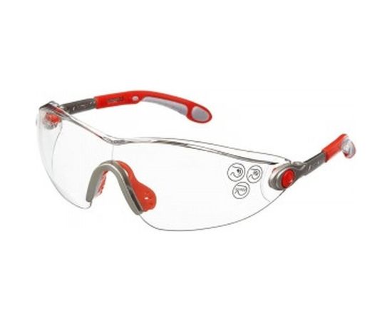 Открытые защитные очки Delta Plus VULCANO2 с прозрачной линзой VULC2ORIN 