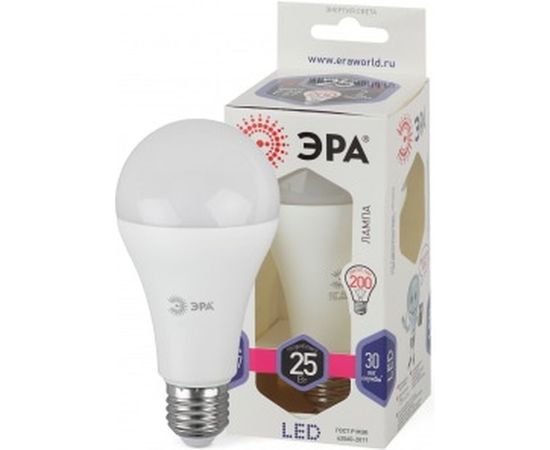 Светодиодная лампа ЭРА LED A65-25W-860-E27, груша, холодный Б0035336 – изображение 2