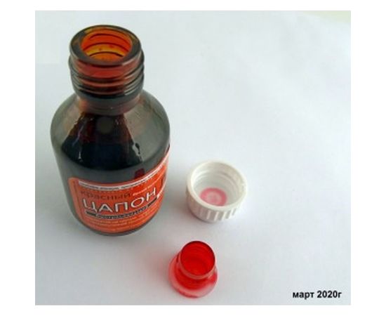 Цапон лак (красный) 30 г Connector TSAP-RD-30 – изображение 2