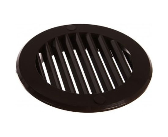 Решетка наружная вентиляционная с фланцем (130 мм, коричневый) ERA 10РКН 88-053 – изображение 2