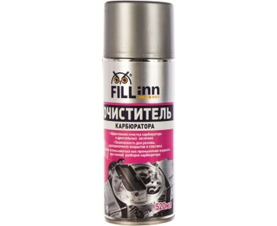 Очиститель карбюратора (аэрозоль, 520 мл) FILL INN FL056 – изображение 2