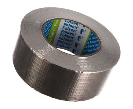 Алюминиевая лента FOLSEN 50мм x 40м, армированная, 70 мкм 074505 – изображение 2