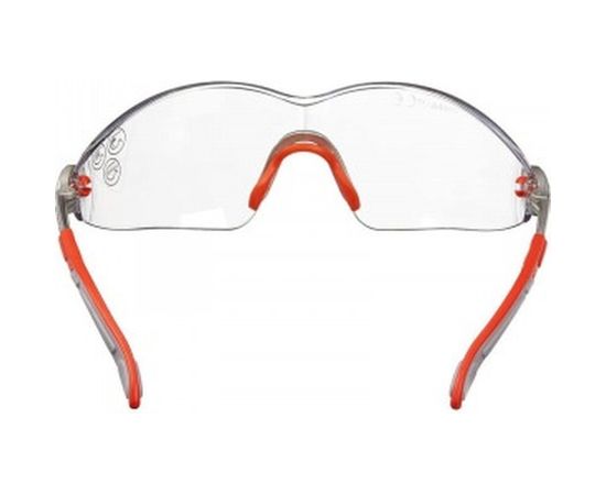 Открытые защитные очки Delta Plus VULCANO2 с прозрачной линзой VULC2ORIN – изображение 2