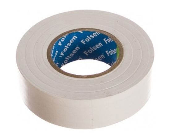Изоляционная лента Folsen 19ммx20м белая 012505 – изображение 3