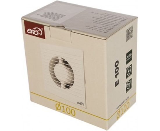 Осевой вентилятор c антимоскитной сеткой и обратным клапаном ERA D 100 E 100 S C – изображение 3