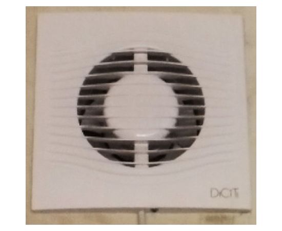 Осевой вытяжной вентилятор с обратным клапаном ERA D 100 SLIM 4C – изображение 3