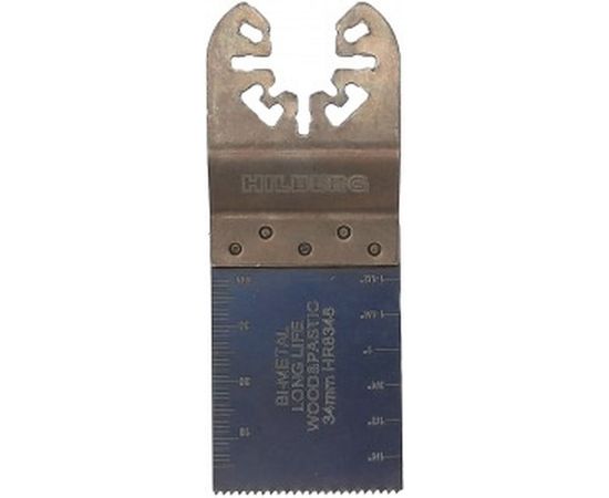 Полотно пильное погружное по древесине и пластику (34x40 мм; 18TPI; Bi-M) Hilberg HR8348 