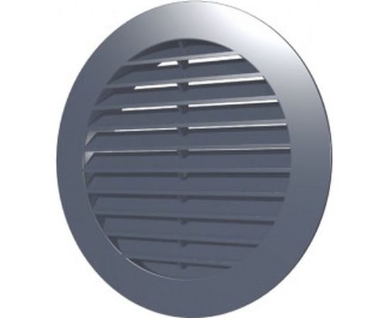 Решетка наружная вентиляционная с фланцем (130 мм, серый) ERA 10РКН 87-653 