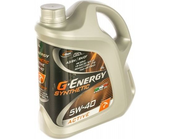 Масло SyntheticActive 5W-40 4л G-Energy 253142410 
