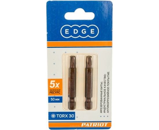 Бита (2 шт; T30; 50 мм) EDGE by PATRIOT 818010035 