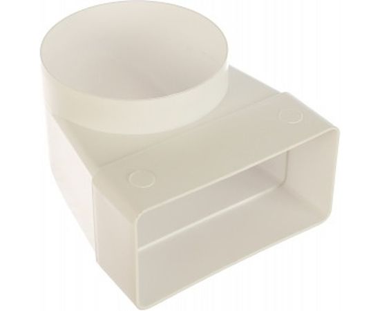 Соединитель угловой плоского воздуховода с круглым 60х120/D100 ERA 612СК10КП 