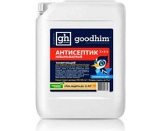 Невымываемый антисептик для тяжелых условий эксплуатации Goodhim Extra тонирующий, 10л 29362 