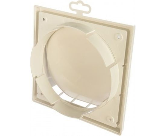 Выход стенной вытяжной с обратным клапаном (190х190 мм,  с фланцем 150/160 мм) ERA 1919К15.16ФВ бел 9002058 