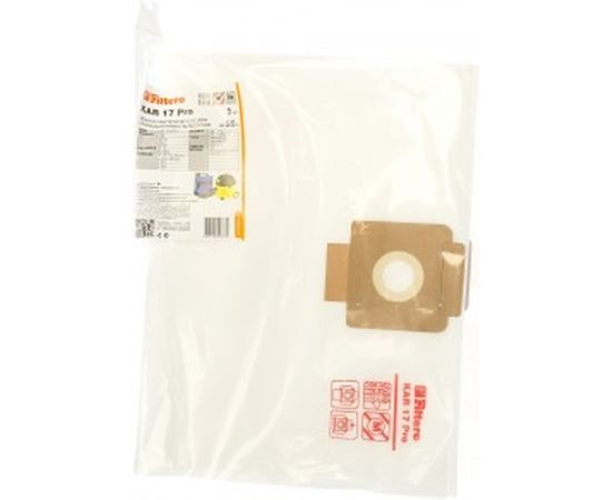 Мешки для пылесоса Karcher, Cleanfix ,Columbus, Taski трехслойные синтетические Filtero KAR 17 Pro 20л 5шт 05677 