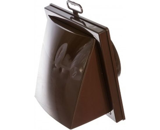 Выход стенной с обратным клапаном (150х150 мм, фланец 100 мм, коричневый) ERA 1515К10ФВ 87-326 