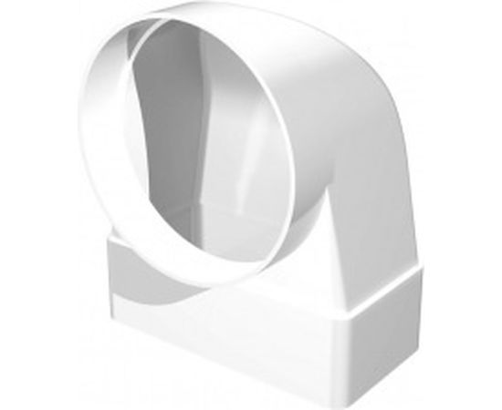 Соединитель угловой плоского воздуховода с фланцевым  воздухораспределителем 60х204/D160 ERA 620СК16ФП 