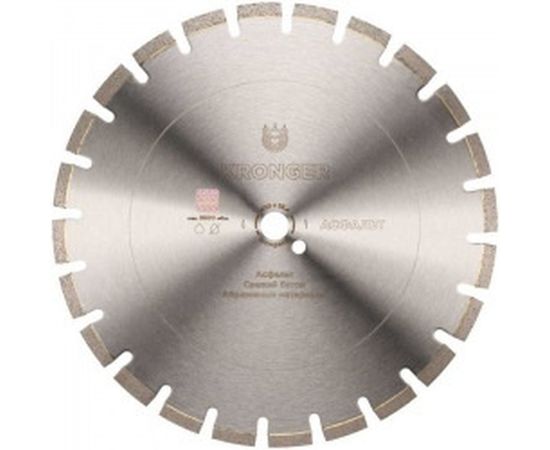 Диск алмазный сегментный по асфальту (400x25.4 мм) Kronger A200400 