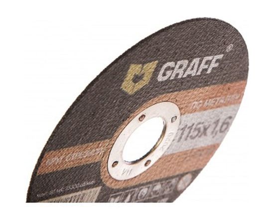 Круг отрезной по металлу (115x22.23х1.6 мм) GRAFF GADM 115 16 – изображение 2