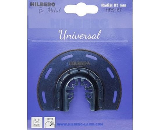 Полотно пильное универсальное Radial Bi-M 87 мм Hilberg HR9187 – изображение 2