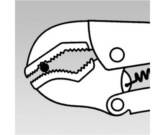 Зажимные клещи KNIPEX KN-4114250 – изображение 2