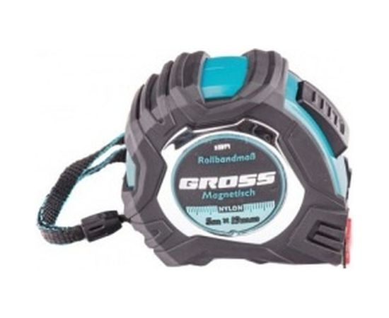 Рулетка Magnetisch, 5 м х 19 мм обрезиненный корпус GROSS 32571 – изображение 2