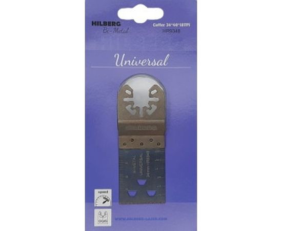 Полотно пильное погружное универсальное (34x40 мм; 18TPI; Bi-M) Hilberg HR9348 – изображение 2