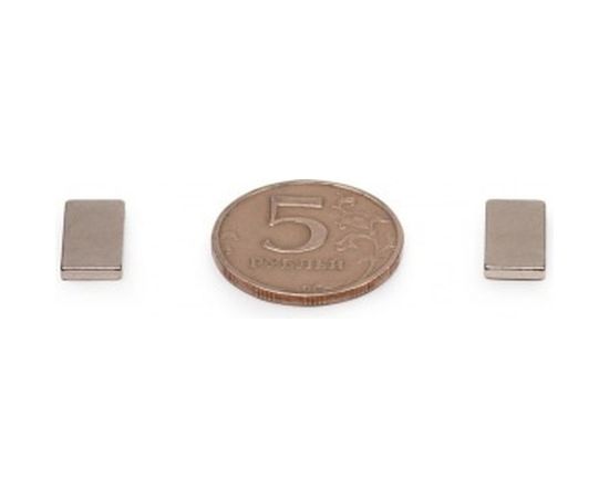 Неодимовый магнит - прямоугольник 15х8х2мм Forceberg 9-1272168-010 – изображение 2