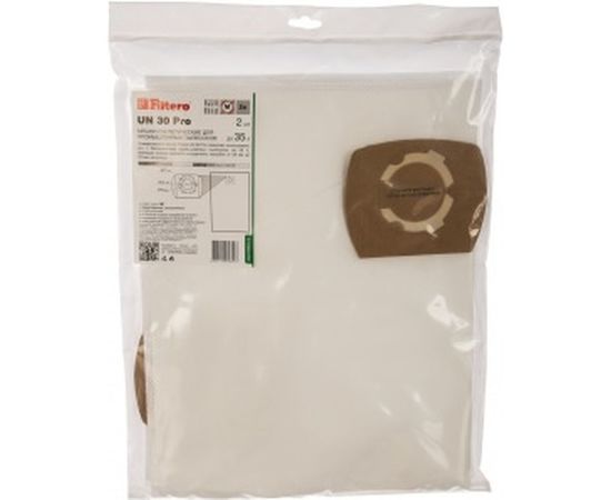 Мешки для пылесоса Универсальные  трехслойные синтетические Filtero UN 30 Pro 35л 2шт 05614 – изображение 3