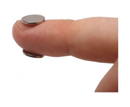 Неодимовый магнит - диск 10х1мм, 50шт Forceberg 9-1212192-050 – изображение 3