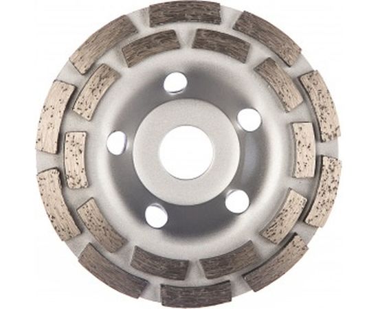 Чашка шлифовальная алмазная двухрядная DiaJet (125х22.23 мм) HAGWERT 500023 – изображение 3